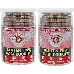 Fore Noon Ragi (Finger Millet) Gluten free Jaggery Biscuit | Diabetic friendly |100% Natural Ingredients| High in Fiber | Rich in Calcium | Guilt free Cookies | 0% Wheat, 0% Sugar, 0% Trans fat & Cholesterol, 0% Palm Oil, 0% Artifical Colours & Flavours, 0% Preservatives | Made with Organic Ragi, Oats, Organic Jaggery Powder, Cow Ghee, Rock Salt | Healthy Snack for Toddlers, Kids & Adults | Enjoy with Chai ,Coffee & Milk | 100% Vegetarian | Pack of 2, (178 grams X 2)-picture-36