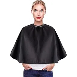 Foreign Holics Waterproof Professional Salon Apron for Makeup Artist, Beautician, 26.5x31.5 Inches, Black-picture-10