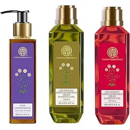Forest Essentials Ayurvedic Herb Enriched Head Massage Oil Japapatti & Forest Essentials Hair Cleanser Amla, Honey & Forest Essentials Ayurvedic Herb Enriched Head Massage Oil Bhringraj-picture-14
