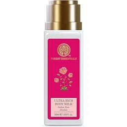 Forest Essentials Travel Size Ultra-Rich Body Milk Indian Rose Absolute | Natural Moisturizing Body Lotion For Instant Hydration | Ayurvedic Body Moisturizer, Paraben Free| For Women & Men | 50 ml-picture-40