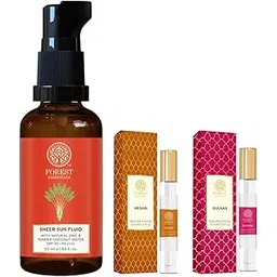 Forest Essentials Intense Perfume Lime Saffron Oudh | Long Lastin,Forest Essentials Sun Fluid Sunscreen | SPF 50PA ++ | With Natura,Forest Essentials Intense Perfume Rose & Carnation | Long Lasting-picture-43