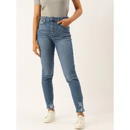 FOREVER 21 Skinny Fit Mildly Distressed Jeans-image-38