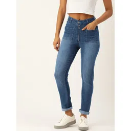 FOREVER 21 Women Mid-Rise Slim Fit Ankle Length Jeans-picture-21