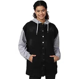 Womens Color blocked Regular Fit Jackets-image-45