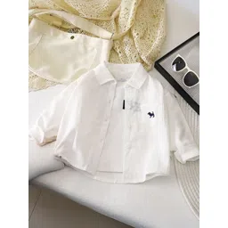 FOREVER FRIDAY Boys Spread Collar Comfort Cotton Casual Shirt-picture-33