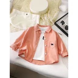 FOREVER FRIDAY Boys Spread Collar Comfort Cotton Casual Shirt-picture-35