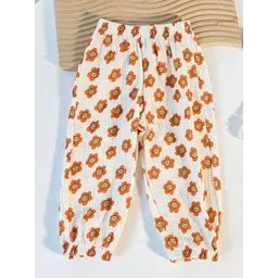 FOREVER FRIDAY Girls Floral Printed Relaxed Regular Fit Mid-Rise Flat-Front Trousers-picture-33