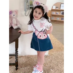 FOREVER FRIDAY Girls Printed Cotton A-Line Dress-picture-56