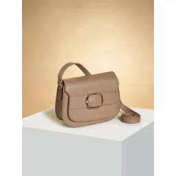 Forever Glam by Pantaloons Beige Medium Cross Body Bag-picture-45