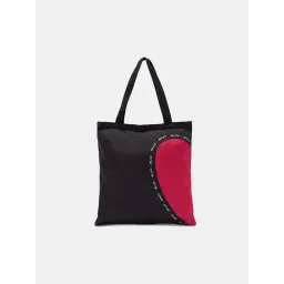 Forever Glam by Pantaloons Black & Pink Printed Medium Tote Handbag-picture-28