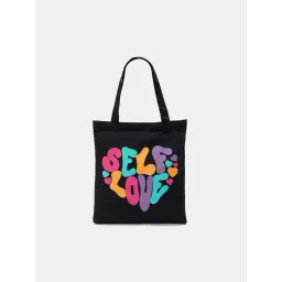 Forever Glam by Pantaloons Black Printed Medium Tote Handbag-picture-37