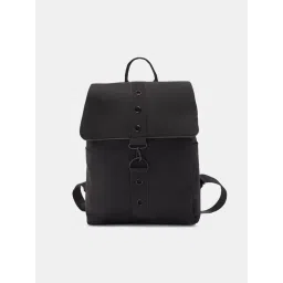 Forever Glam by Pantaloons Black PU Medium Backpack-picture-15