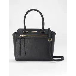 Forever Glam by Pantaloons Black Textured Medium Handbag-picture-10