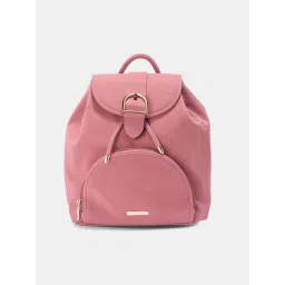 Forever Glam by Pantaloons Blush PU Medium Backpack-picture-12