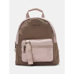 Forever Glam by Pantaloons Brown Color Block Backpacks-picture-34