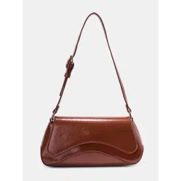 Forever Glam by Pantaloons Brown Shoulder Handbag-picture-34