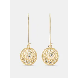 Forever Glam by Pantaloons Circular Drop Earrings-picture-26