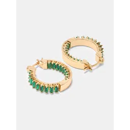 Forever Glam by Pantaloons Circular Hoop Earrings image 4