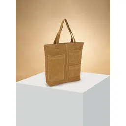 Forever Glam by Pantaloons Colourblocked Oversized Structured Tote Bag with Applique-picture-34