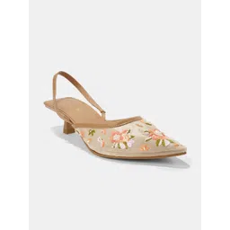 Forever Glam by Pantaloons Embellished Kitten Pumps-picture-12