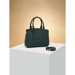 Forever Glam by Pantaloons Forest Green Solid Handbag-picture-32