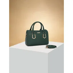 Forever Glam by Pantaloons Forest Green Solid Handbag-picture-30