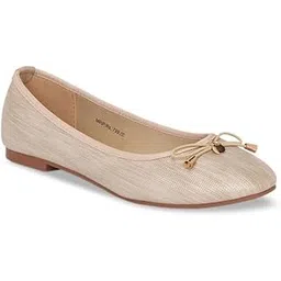 forever glam by pantaloons Forever Glam Women's Beige Ballerinas-picture-13