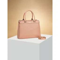 Forever Glam by Pantaloons Geometric Textured Structured Handheld Bag-picture-34