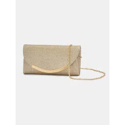 Forever Glam by Pantaloons Gold Clutch-picture-20