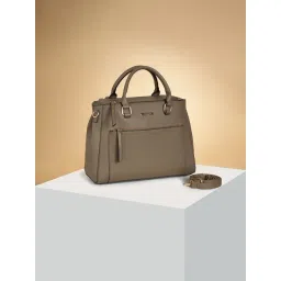 Forever Glam by Pantaloons Khaki Solid Handbag-picture-16