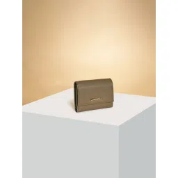 Forever Glam by Pantaloons Khaki Solid Medium Wallet for Women image 1