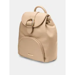 Forever Glam by Pantaloons Light Beige Logo Backpack-picture-17