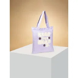 Forever Glam by Pantaloons Lilac Fabric Printed Tote Handbag-picture-24