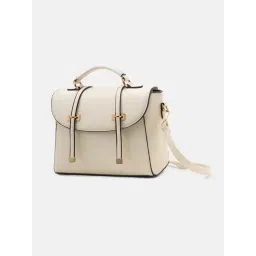 Forever Glam by Pantaloons Off White Satchel Handbag-picture-32
