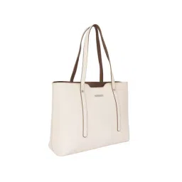 Forever Glam by Pantaloons Off White Solid Medium Tote Handbag-picture-28