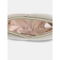 Forever Glam by Pantaloons Olive Solid Medium Sling Handbag image 5