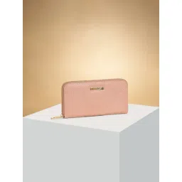 Forever Glam by Pantaloons Pink Textured Wallet For Women-picture-14