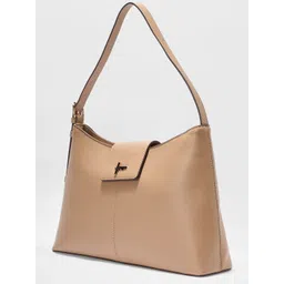 Forever Glam by Pantaloons PU Oversized Structured Shoulder Bag with Tasselled-picture-22
