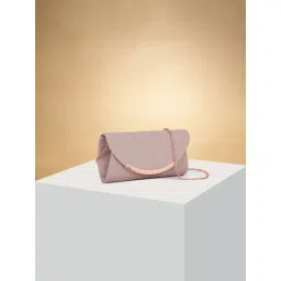 Forever Glam by Pantaloons Rose Gold Embellished Clutch-picture-35