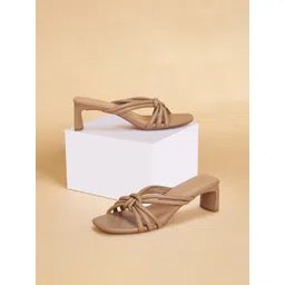 Forever Glam by Pantaloons Strappy Block Heels-picture-36