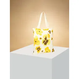 Forever Glam by Pantaloons White Fabric Printed Tote Handbag-picture-26