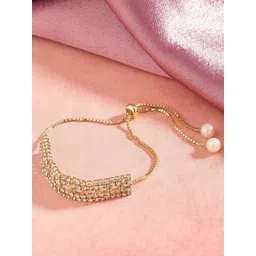 Forever Glam by Pantaloons Women Gold-Plated Link Bracelet-picture-42