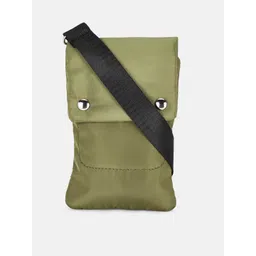 Forever Glam by Pantaloons Women Olive Green Structured Sling Bag with Fringed-picture-39