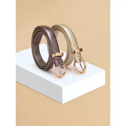 Forever Glam by Pantaloons Women Set Of 2 Formal Belt-picture-19