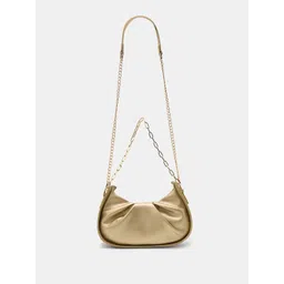 Forever Glam by Pantaloons Women Solid Half Moon Tasselled Hobo Bag-picture-39