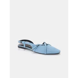 Forever Glam by Pantaloons Women Textured Fashion with Bows Flats-picture-41