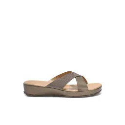 Forever Glam by Pantaloons Women's Antique Cross Strap Sandals-picture-12