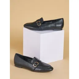 Forever Glam by Pantaloons Women's Black Casual Loafers-picture-23