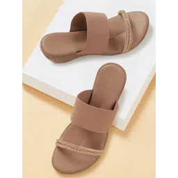 Forever Glam by Pantaloons Women's Brown Casual Wedges-picture-46