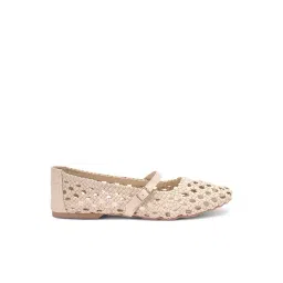 Forever Glam by Pantaloons Women's Off White Mary Jane Shoes-picture-15